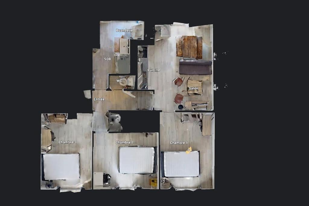 F4 - La Maison De M Goeland - 4E Etage Le Havre Bagian luar foto